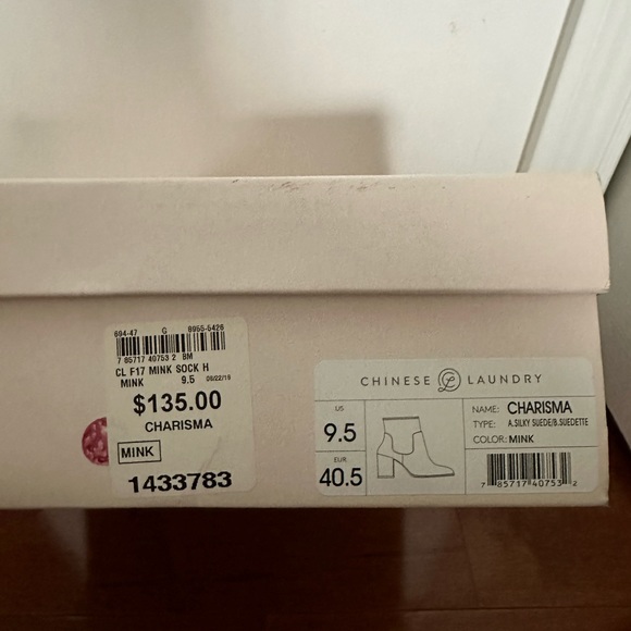 CHINESE LAUNDRY Charisma Mink Brown Suede Leather Mid-Calf Boots - Picture 4 of 8